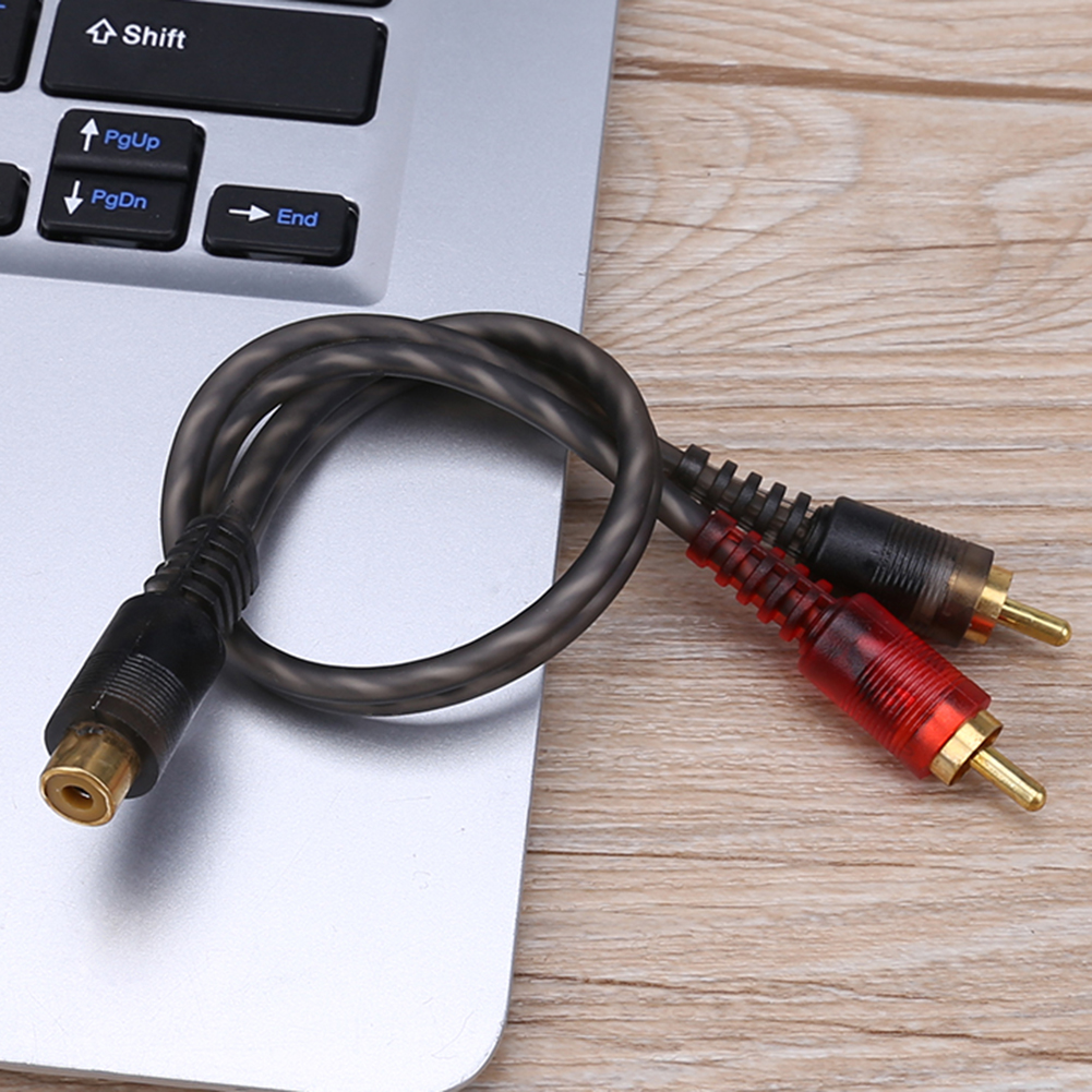 Audio Splitter Y - RCA Y Adapter Splitter Cable 27CM