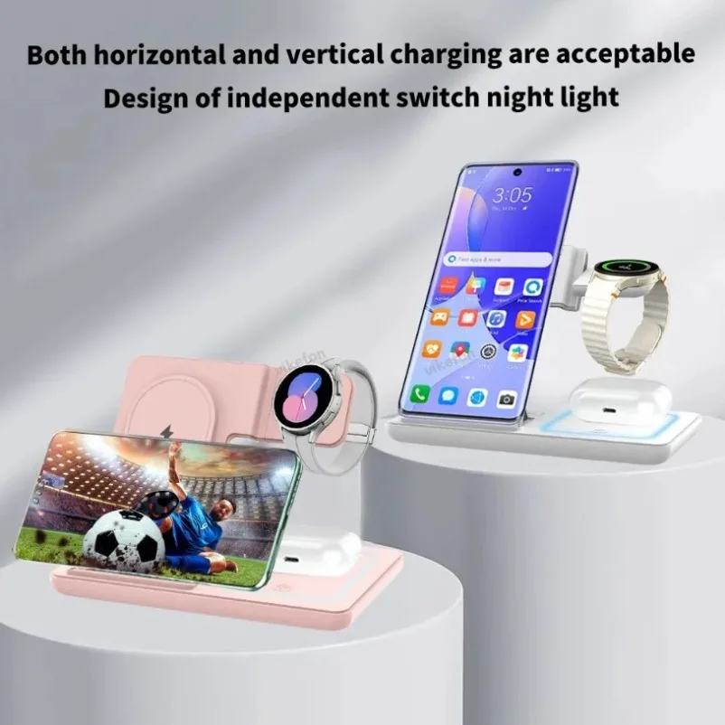 3 in 1 Wireless Charger Desk S - Usb C Earphone review and price