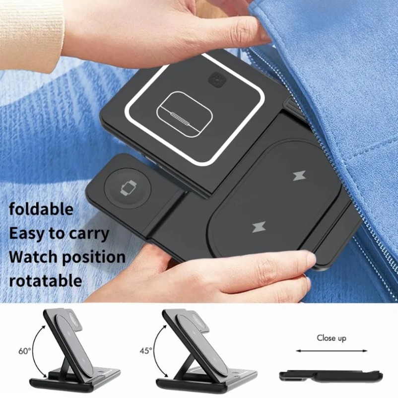 3 in 1 Wireless Charger Desk S - Usb C Earphone review and price
