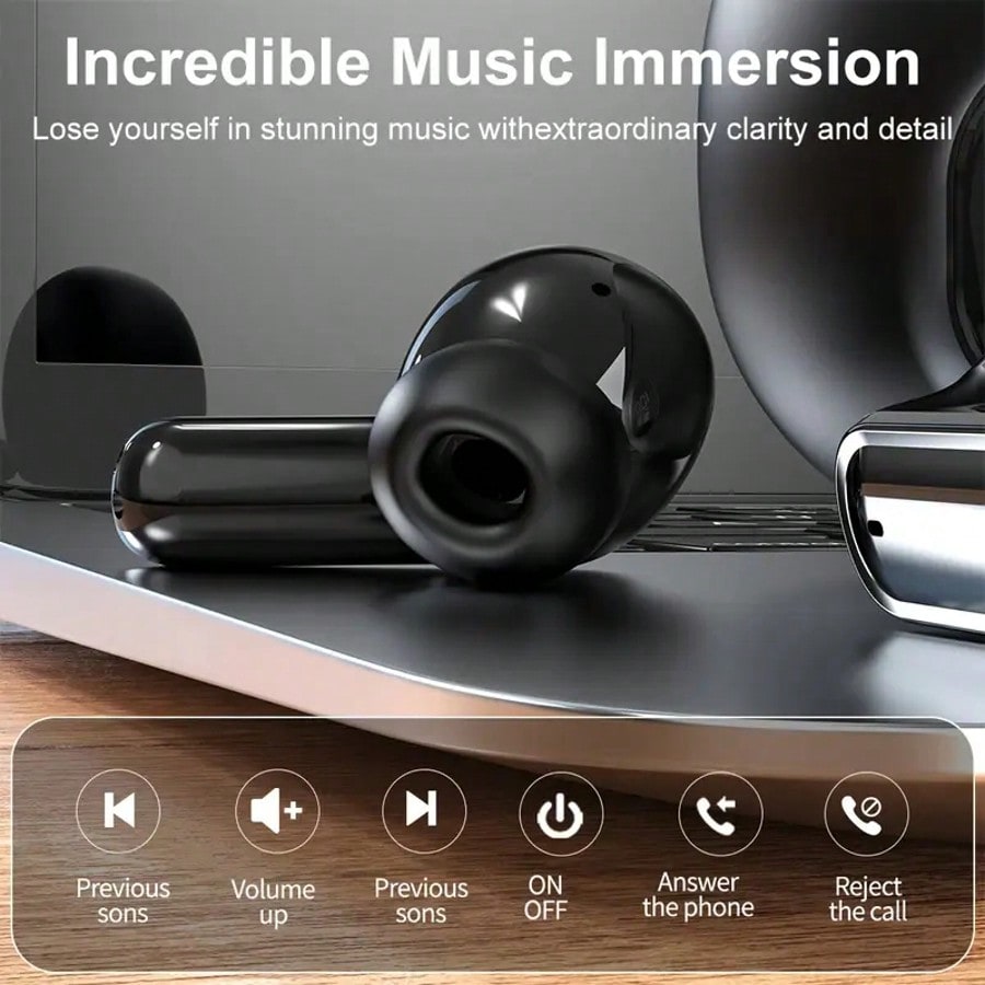 Wireless Earphones, Bluetooth  - Earbuds Charging Case review and price