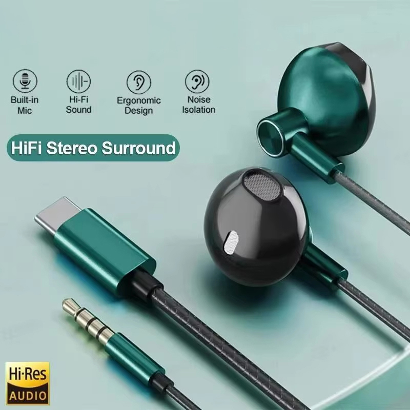 Type C 3.5mm HIFI Stereo Wired - Audiophile Headphone Wired review and price