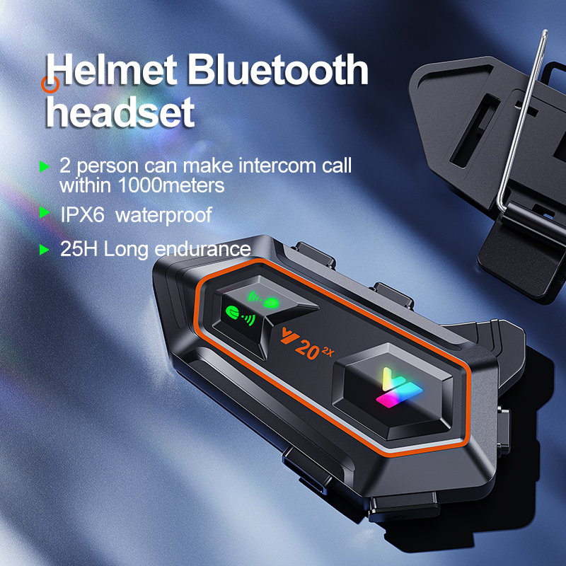 Y20 2X Motorcycle Helmet Inter - Bluetooth Headset On Ear review and price