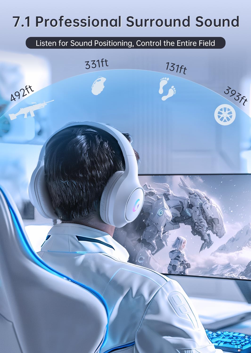 Gaming Headset With 7.1 Surrou - Noise Cancelling Headphone review and price
