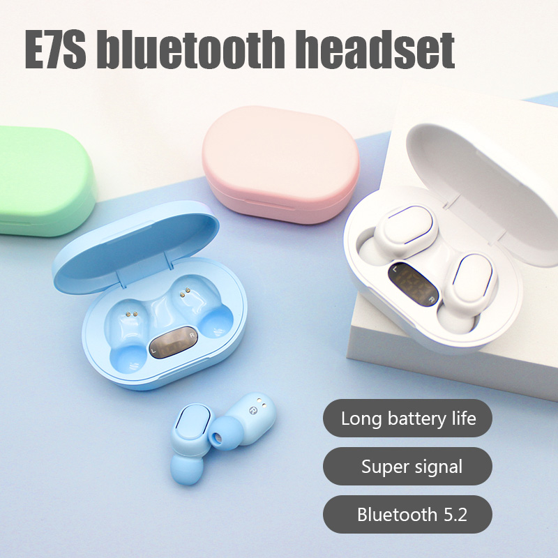 E7S TWS Fone Bluetooth Earphon - Bluetooth Headset On Ear review and price