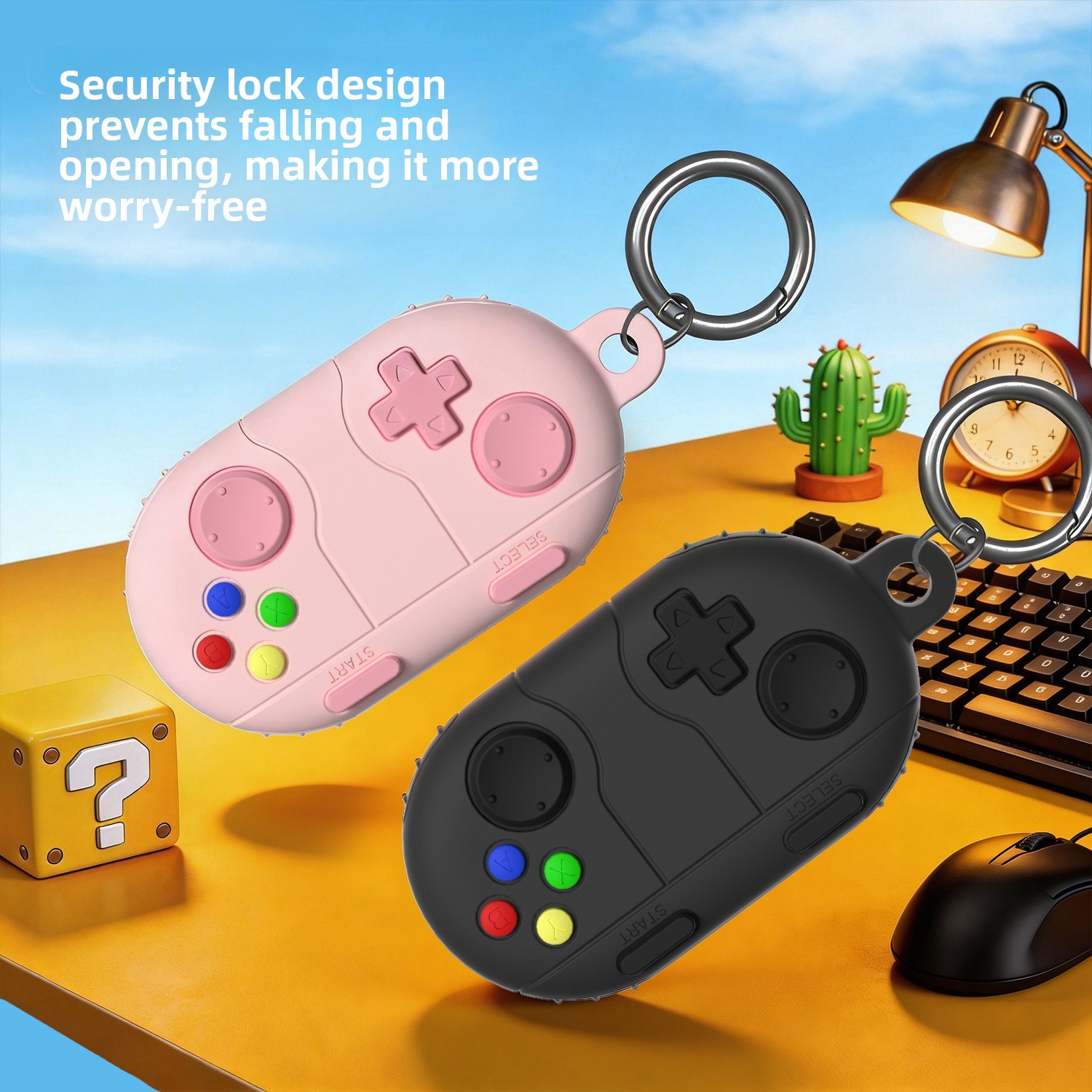 Vintage Silicone Game Style Ca - Earbuds Charging Case review and price