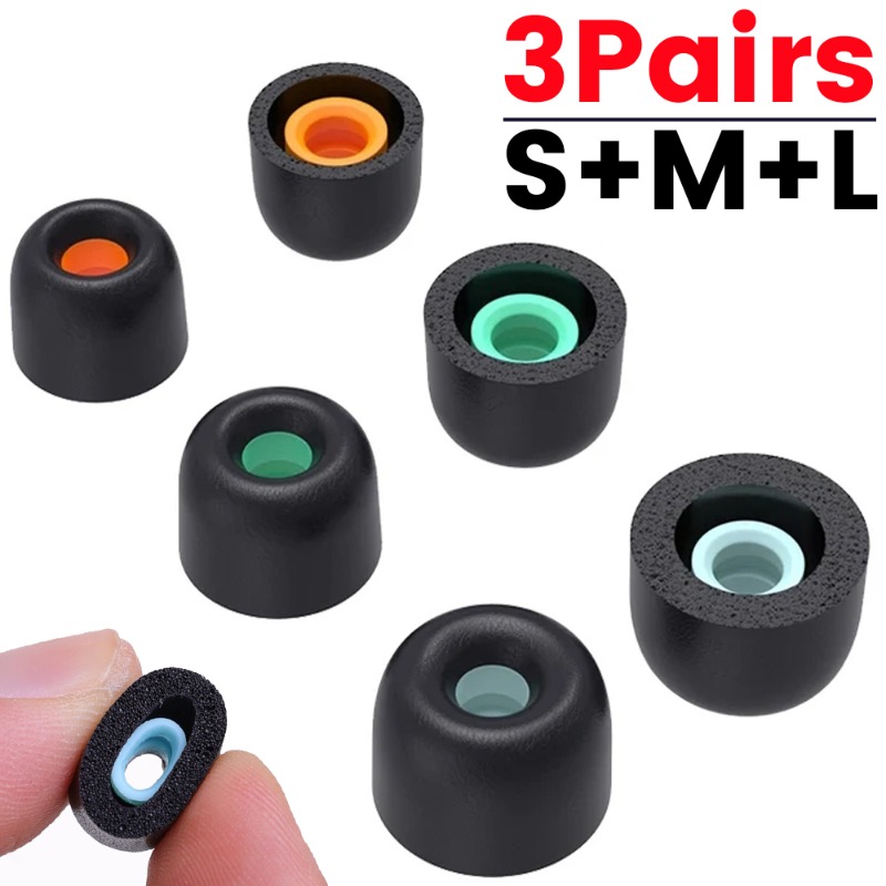 Soft Memory Foam Eartips for S - Earphone Foam Tip review and price