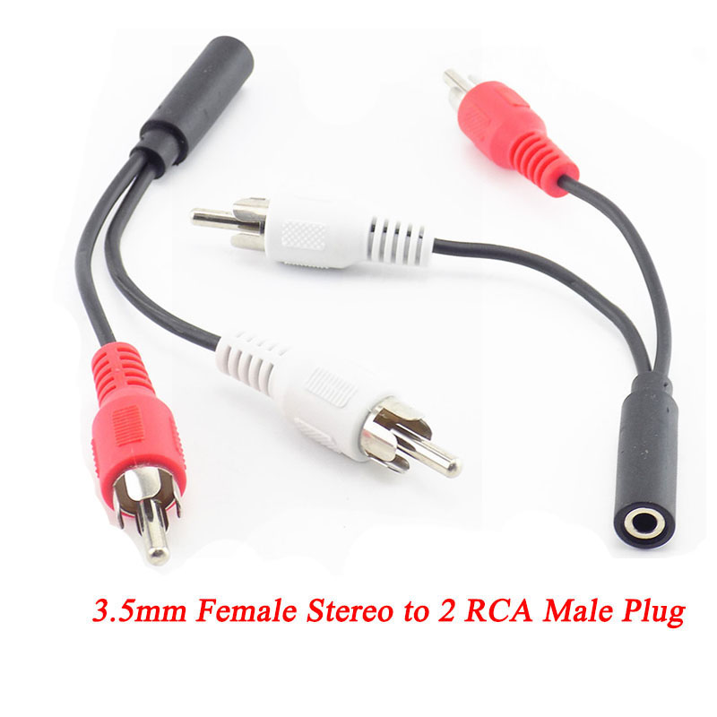 3.5mm RCA Female jack Stereo t - Cable Extension 3.5 review and price