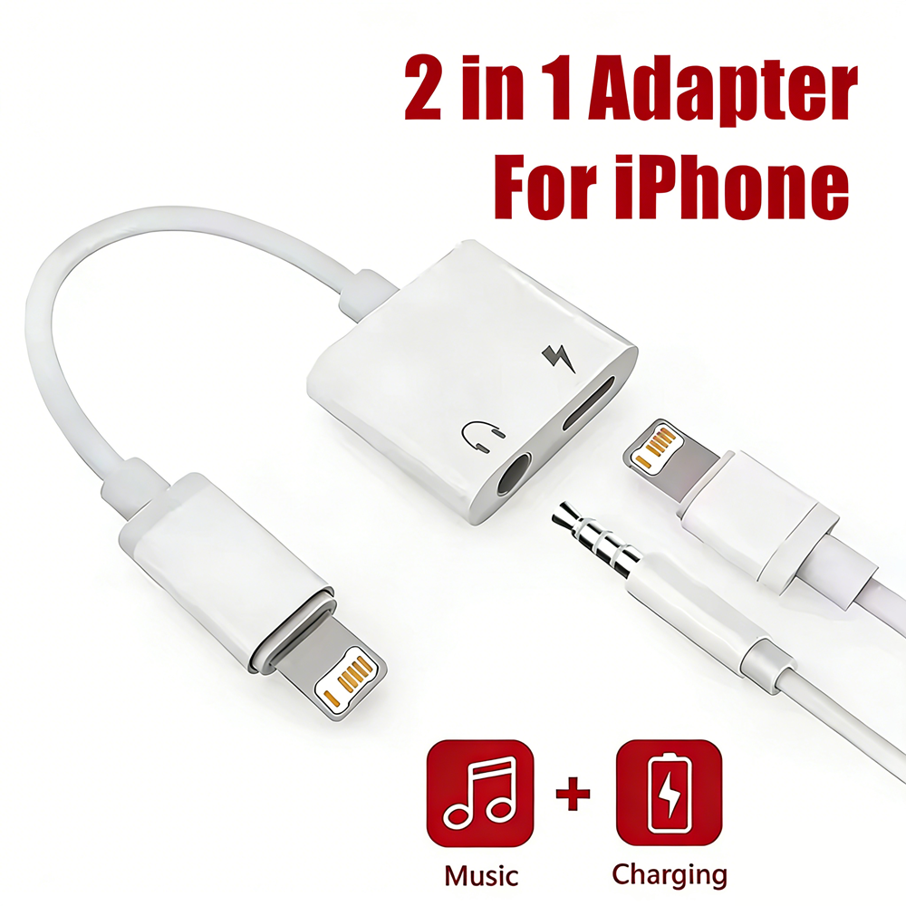 2 in 1 iOS to 3.5mm Jack Audio - Earphone Splitter Jack review and price