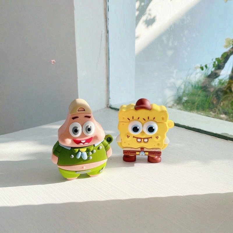 Cute SpongeBob Creative Silico - Earbuds Charging Case review and price