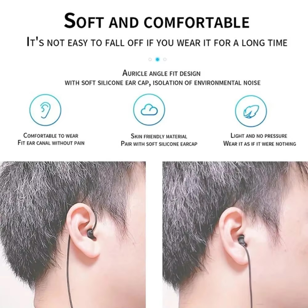 3.5mm Short Wired Headphones S - Noise Cancelling Headphone review and price