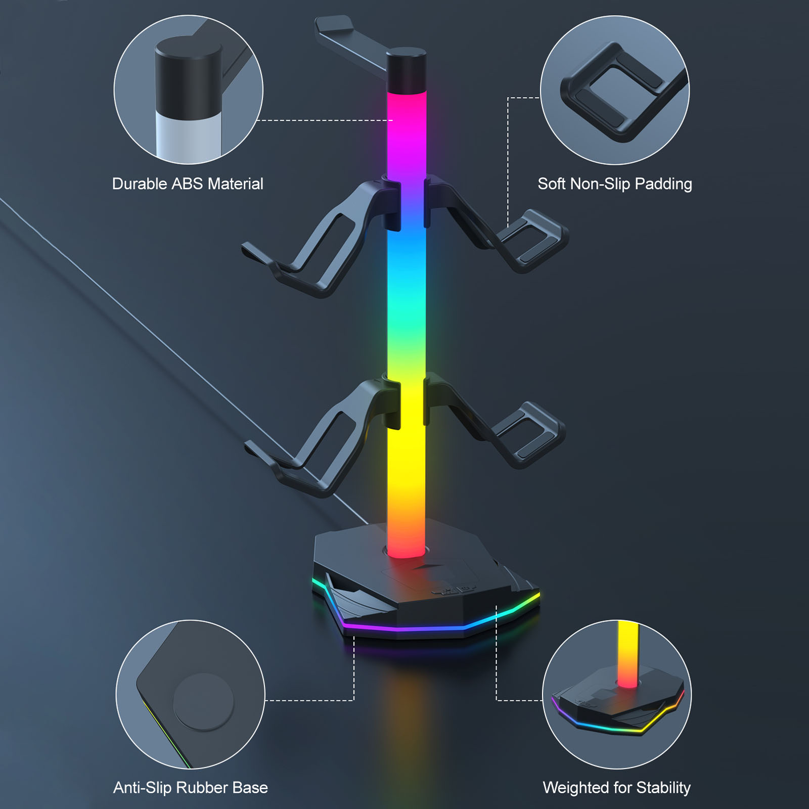 Headset Controller Display Sta - Gaming Headset Rgb review and price