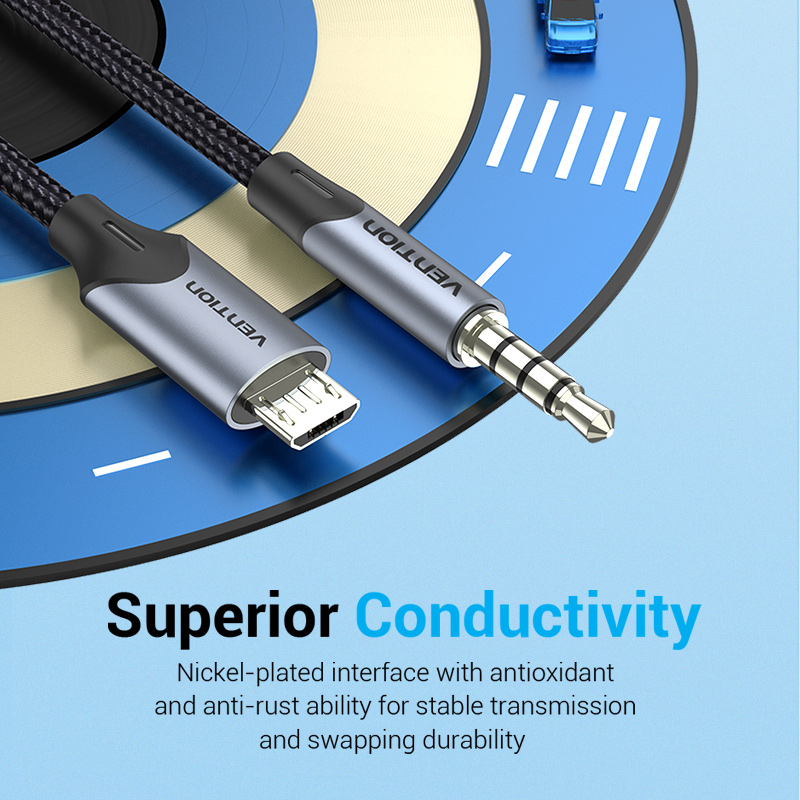 Vention Micro USB to 3.5mm Aud - Cable Extension 3.5 review and price