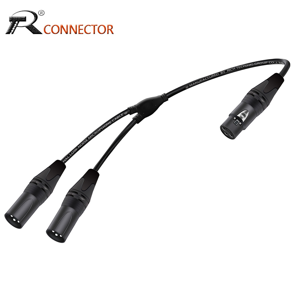 XLR Splitter Audio Cable,3Pins - Audio Splitter Y review and price